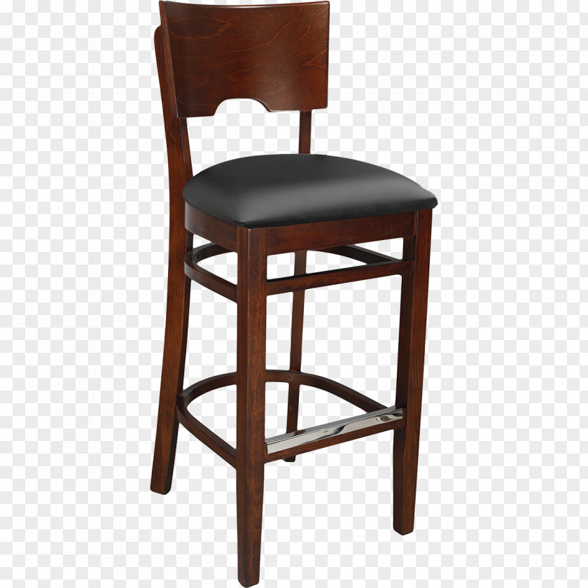 Chair Bar Stool Mahogany Wood PNG