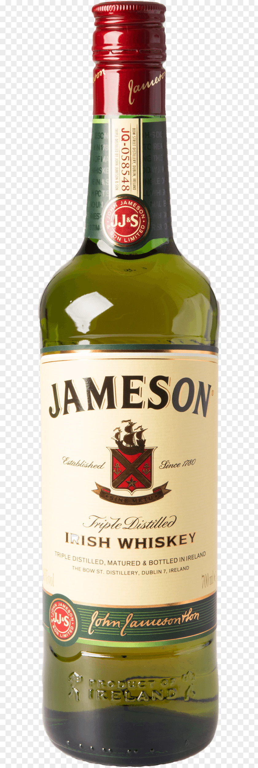 Drink Jameson Irish Whiskey Bourbon Old Bushmills Distillery PNG