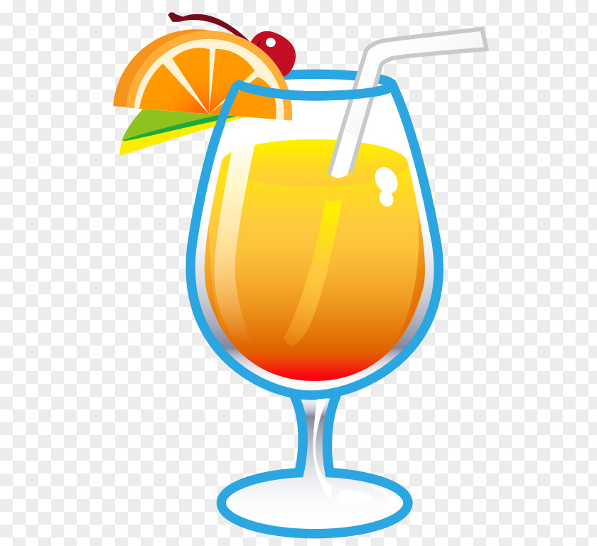 Emoji Drink Cocktail Orange Juice Fizzy Drinks Kefir PNG