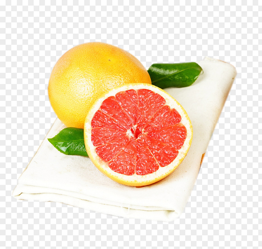 Grapefruit On Table Linen Juice Pomelo Lemon PNG