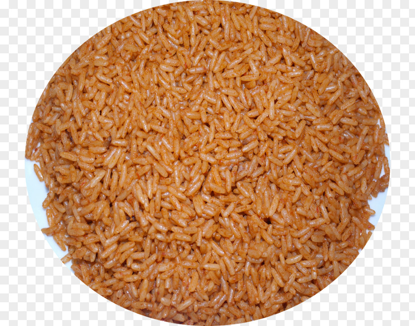 Jollof Rice Brown Basmati Fried Plantain PNG