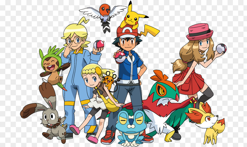 Pokemon Ash Ketchum Pokémon X And Y Serena Pikachu Clemont PNG