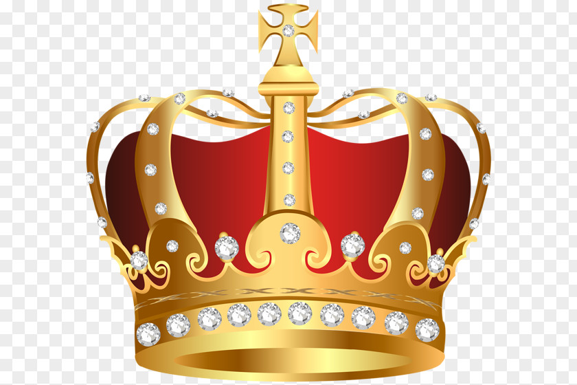 Gold Crown King Clip Art PNG