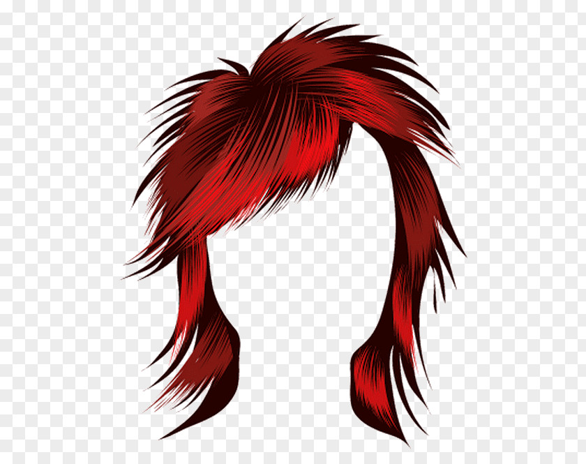 Hair Hairstyle Red Clip Art PNG