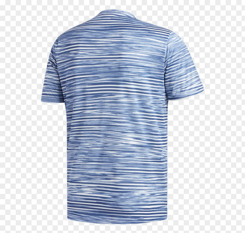 T-shirt Long-sleeved Blue Adidas PNG