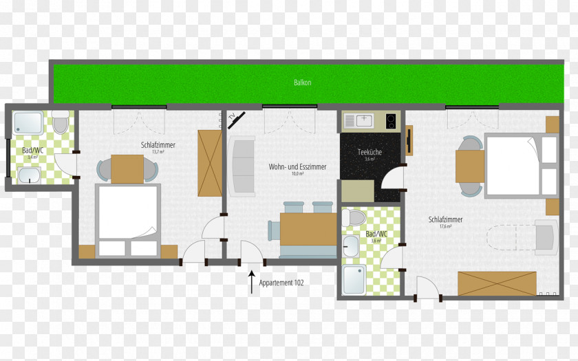 Apartment Pension Panorama Penthouse Room Floor Plan PNG