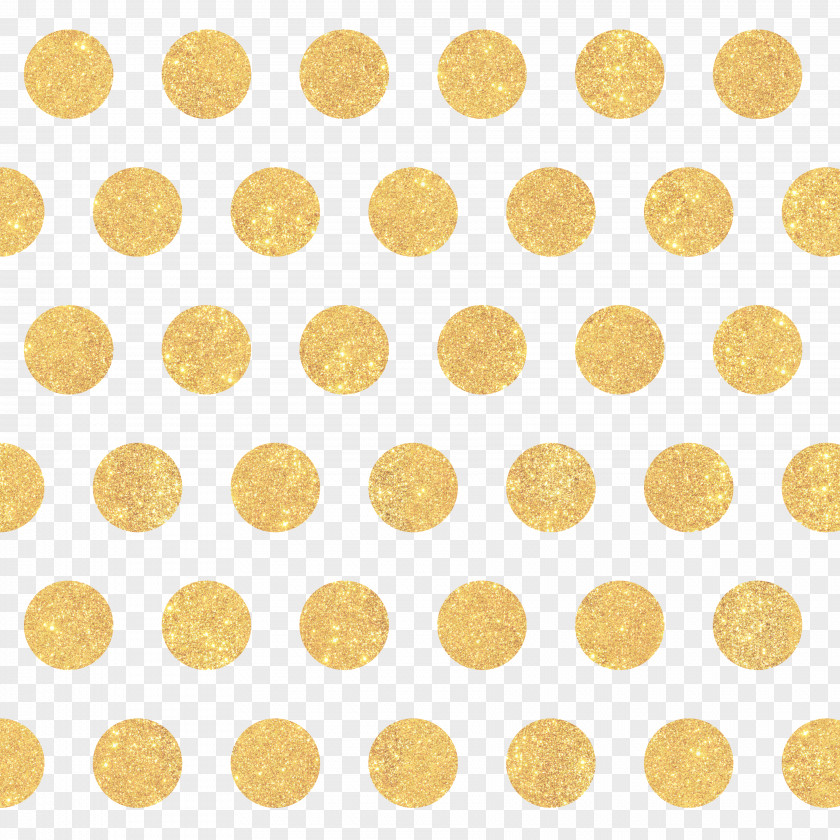 Dots Polka Dot Gold Circle Pattern PNG