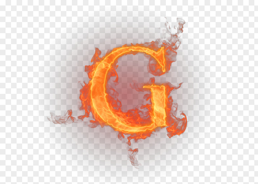 Flame Letter English Alphabet C PNG