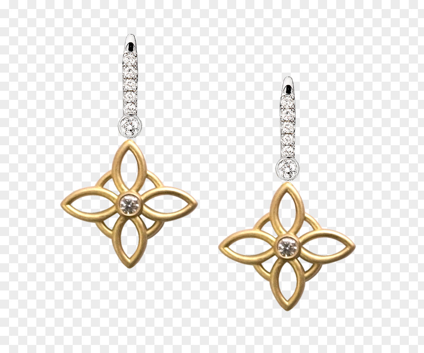 Jewellery Gold Earring Diamond Silver PNG