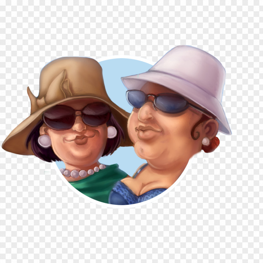Sunglasses Sun Hat Cowboy Goggles PNG