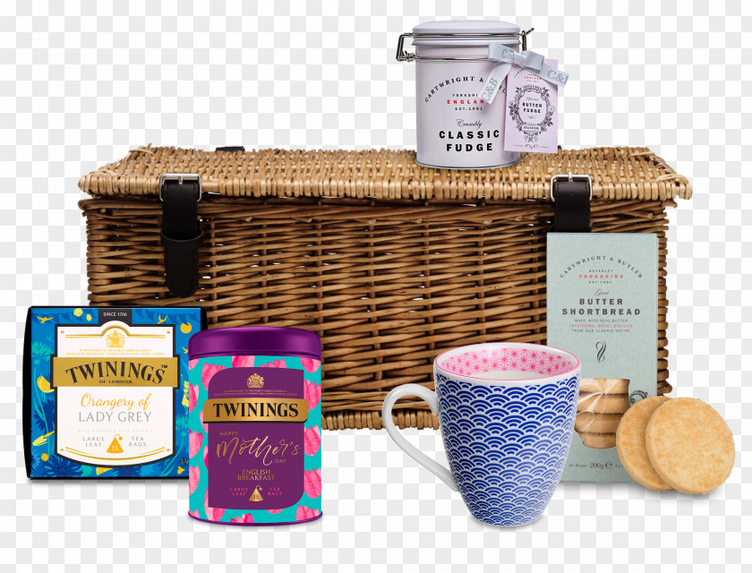 Tea Food Gift Baskets Fudge Lady Grey Hamper PNG