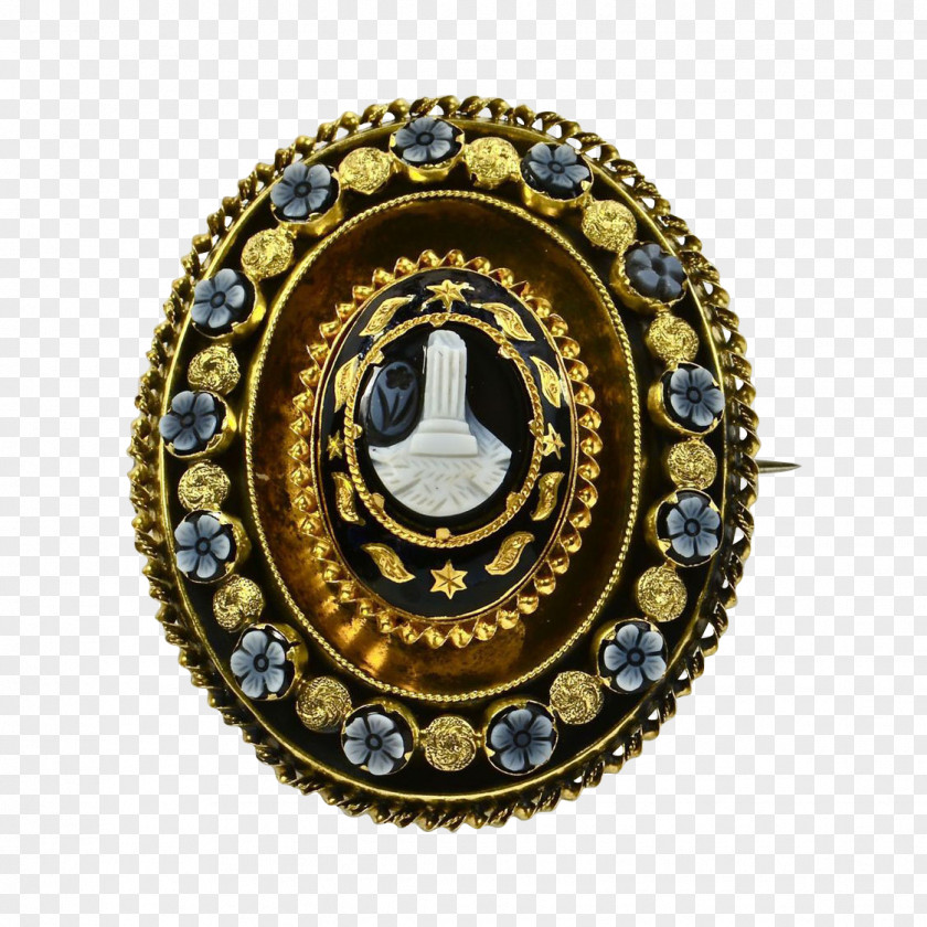 Brooch Jewellery Gold Locket Metal PNG