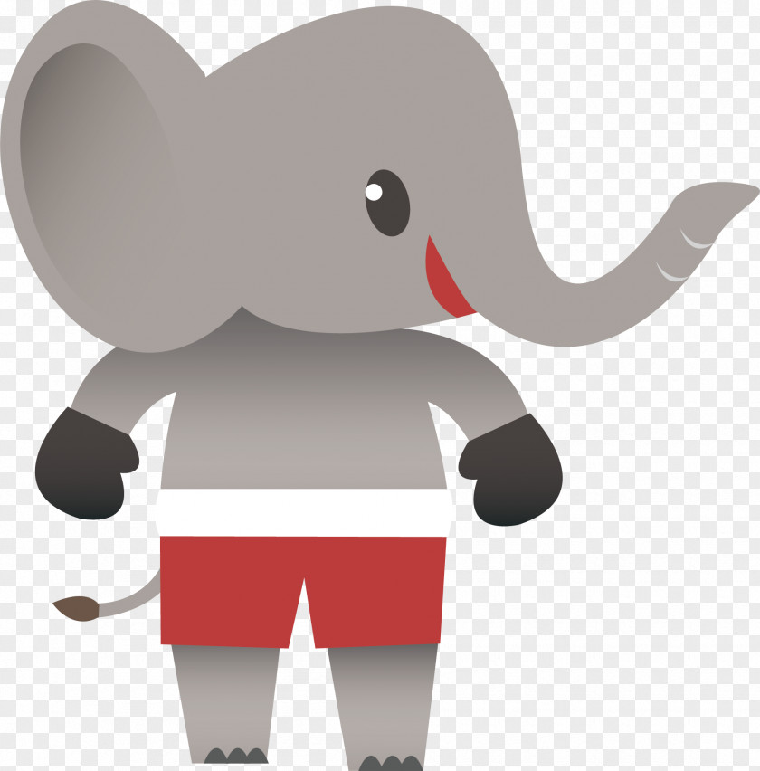 Cartoon Elephant Vector Indian Clip Art PNG