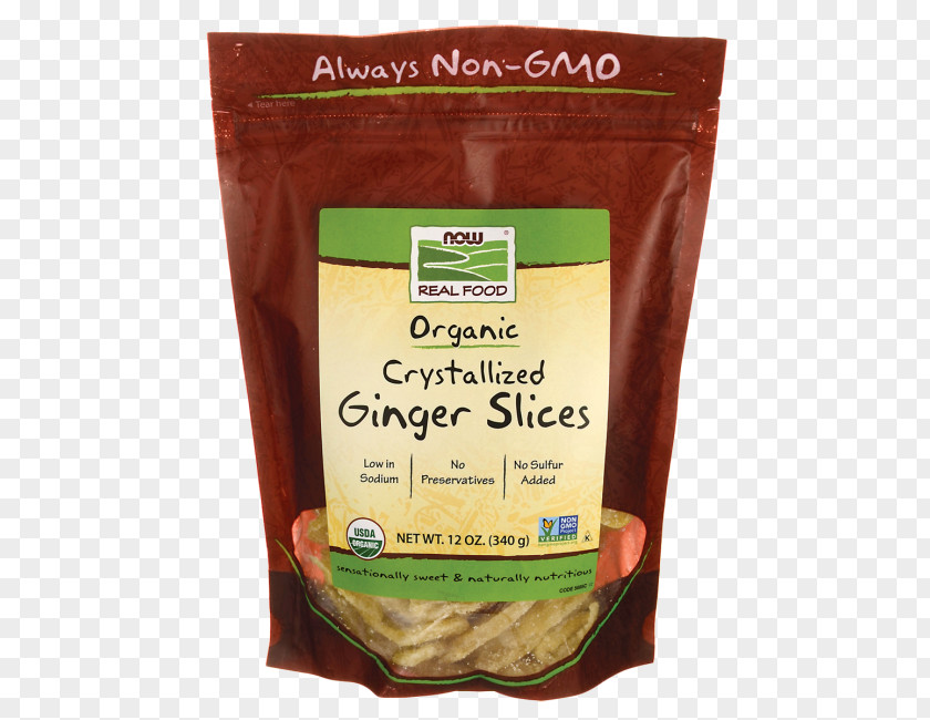 Ginger Slices Organic Food Xylitol Sugar Substitute Alcohol PNG