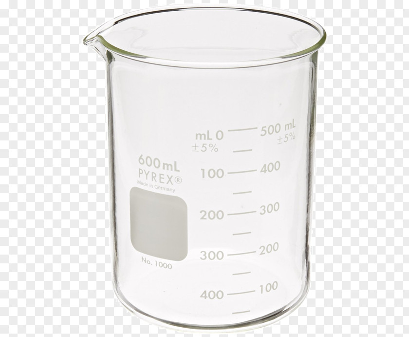 Glass Beaker Pyrex Borosilicate Milliliter Erlenmeyer Flask PNG