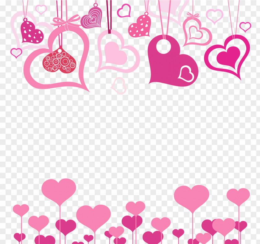 Nice Background Valentine's Day Vector Graphics Heart Image Father-daughter Dance PNG