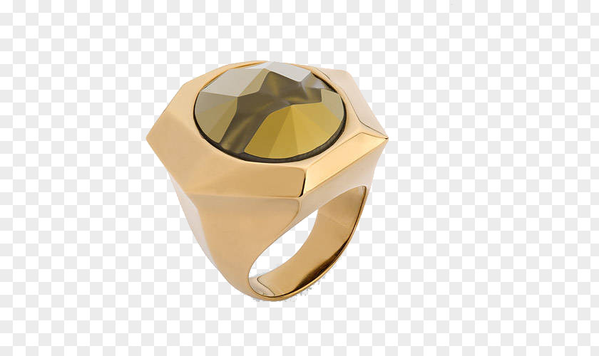 Swarovski Jewelry Golden Rings AG Gold Plating Designer Haute Couture PNG