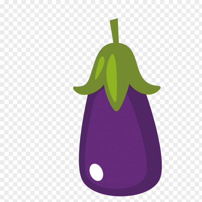 Vector Purple Eggplant Vegetable PNG