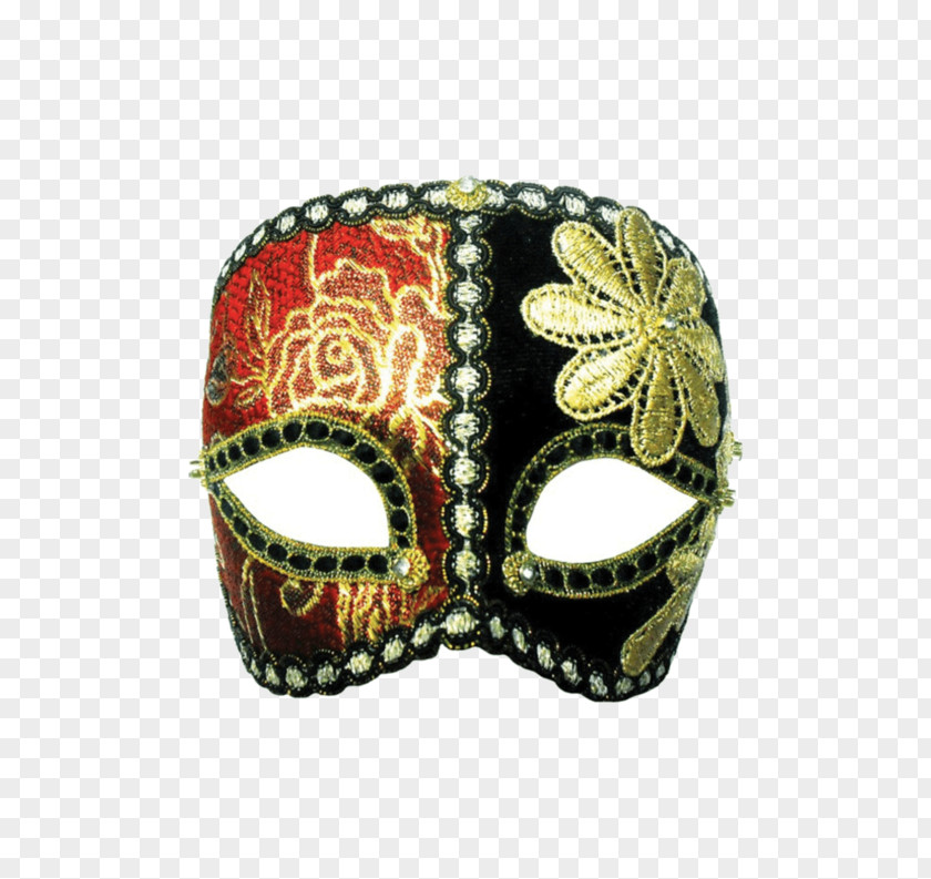 Carnival Mask Masquerade Ball Gold Costume Party Headband PNG
