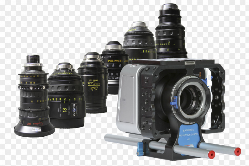 Cctv Camera Dvr Kit Lens Blackmagic Cinema Design 4K Resolution PNG