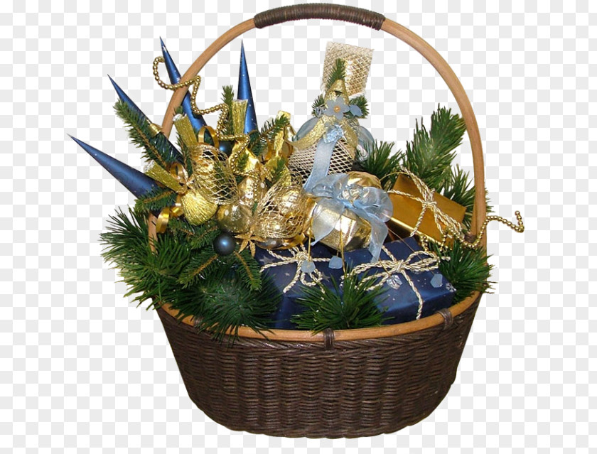 Christmas Food Gift Baskets Hamper Ornament PNG