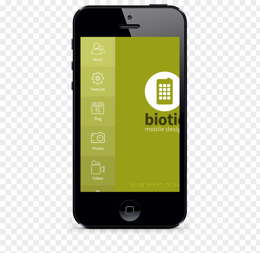 Creative Menu User Interface Design Mobile App IPhone PNG