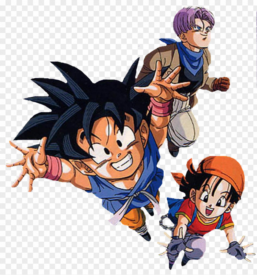 Dragon Ball Gt Pan Trunks Goku Vegeta Gohan PNG