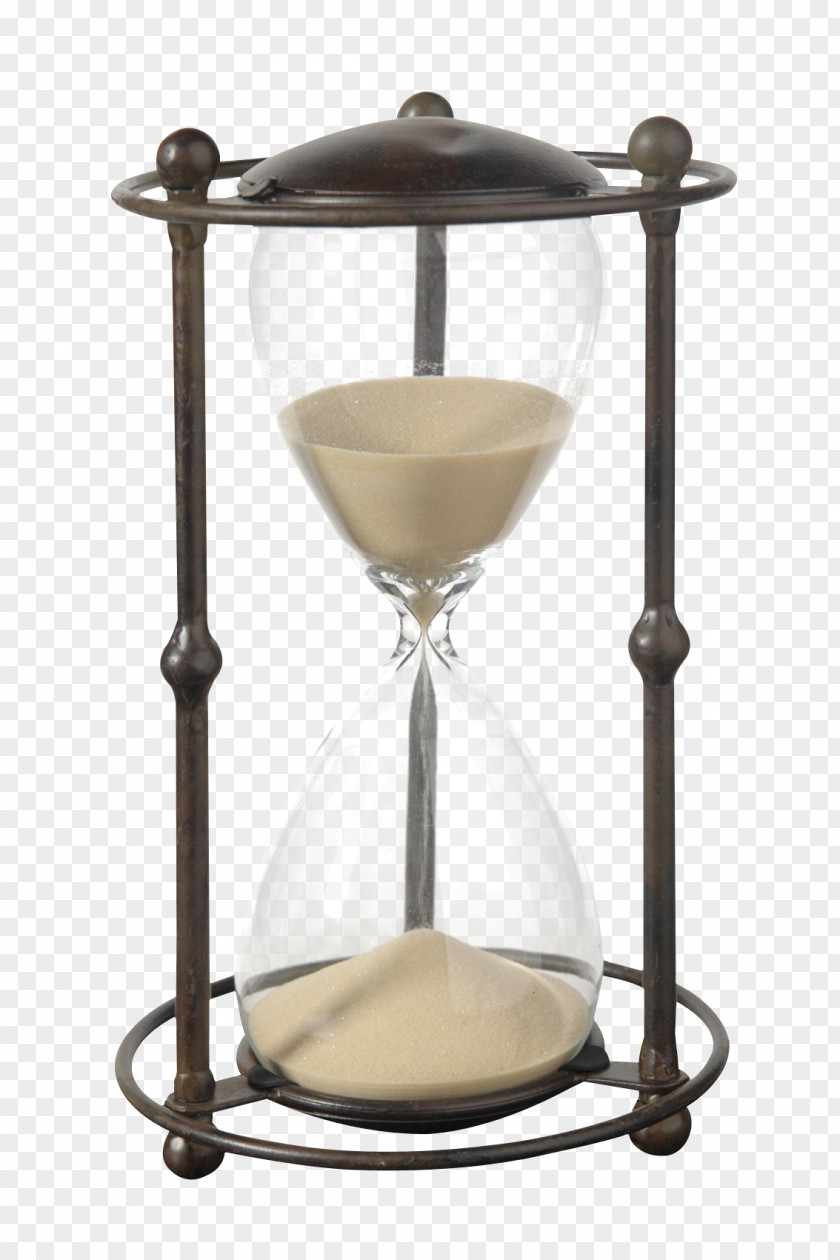 Retro Hourglass Timer Sand PNG