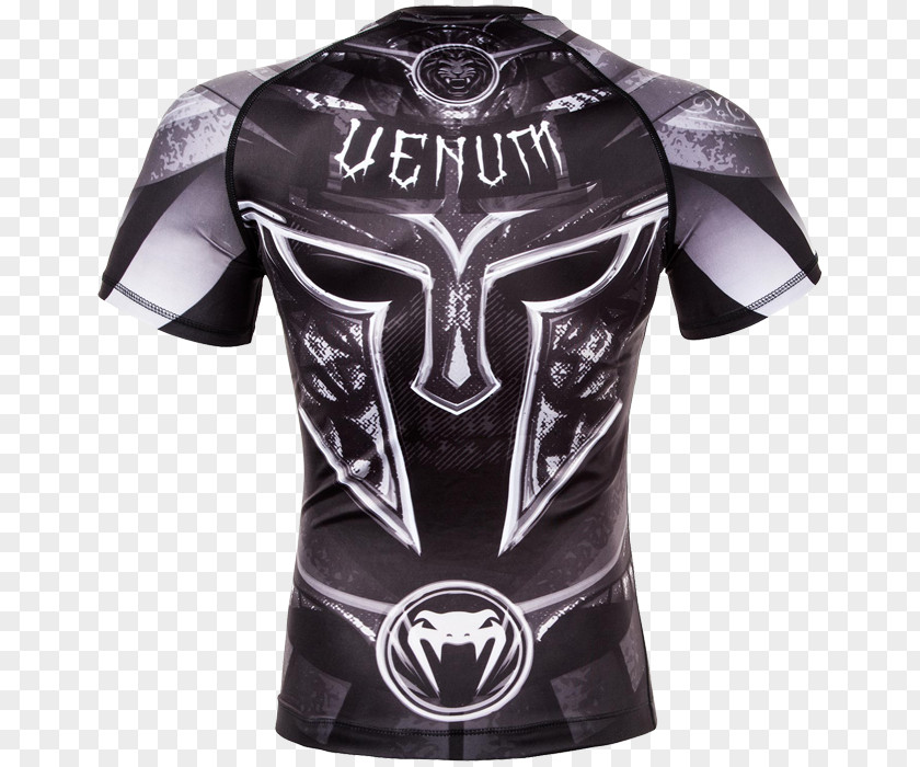 Black/... Venum Gladiator 3.0 Dry Tech Long Sleeve MMA RashguardGladiator Fights T-shirt Rash Guard Short Compression Rashguard PNG