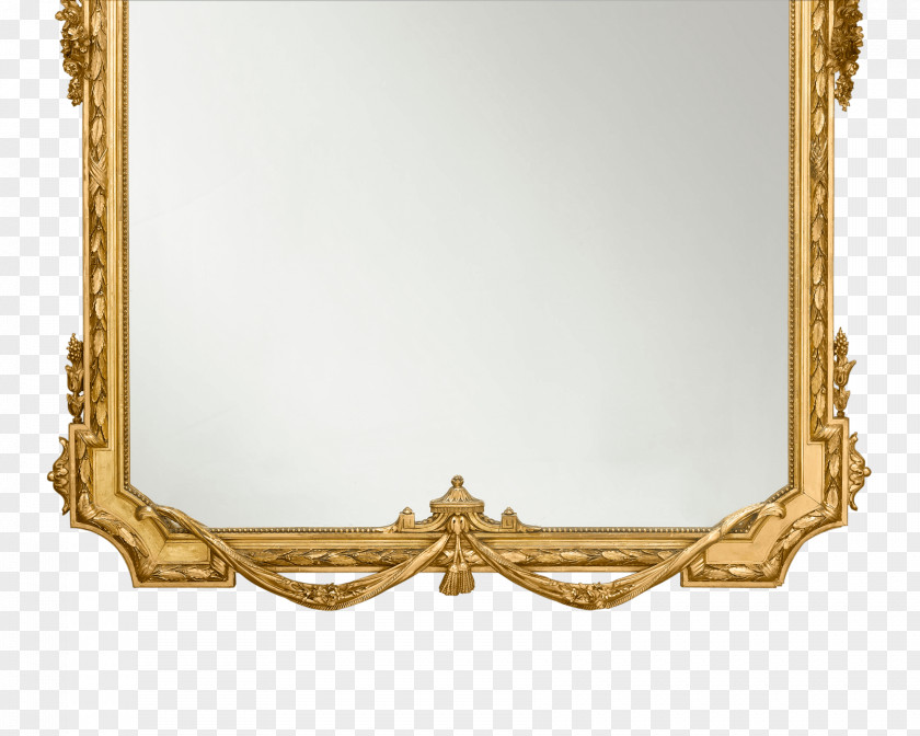 Brass 01504 Mirror Rectangle PNG