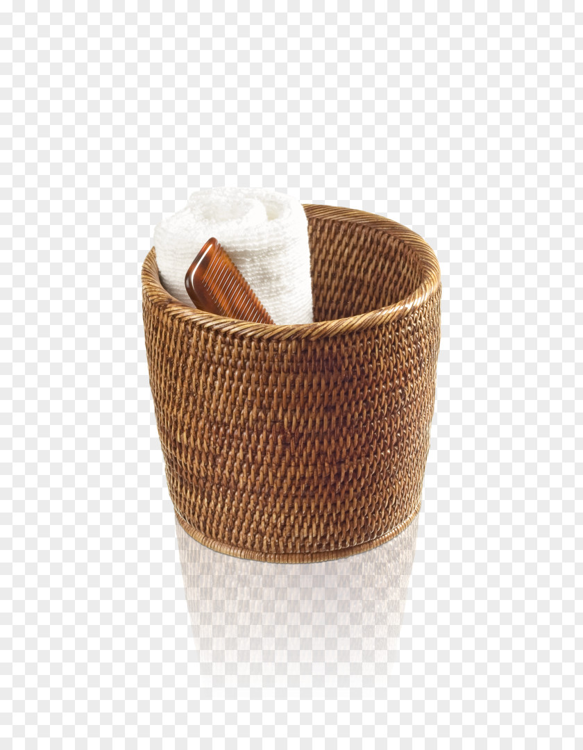 Colored Rattan Wicker Basket PNG