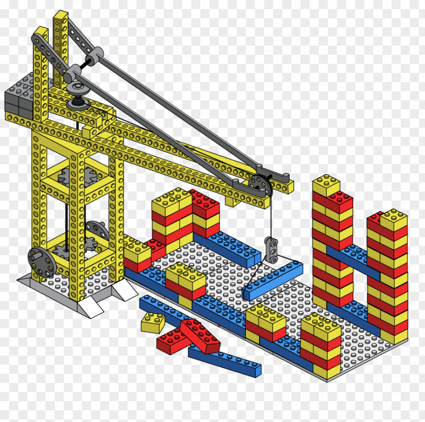 Construction Site Toy Block PNG