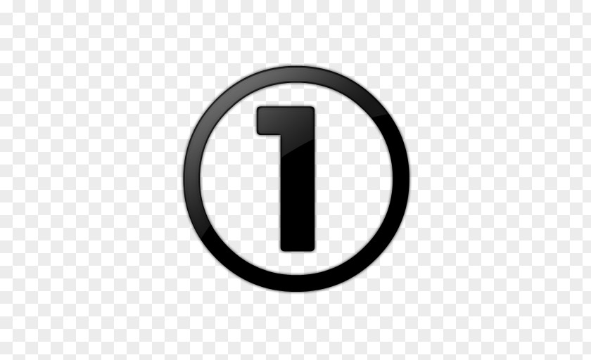Number 1 Icon Symbol Information Clip Art PNG