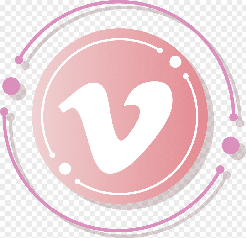 Vimeo Icon V Letter Logo PNG