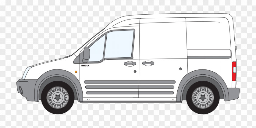 Car Compact Van Ford Transit Connect Railing PNG