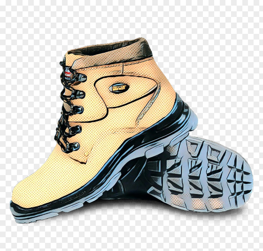 Hiking Boot Plimsoll Shoe Footwear Yellow Sneakers PNG