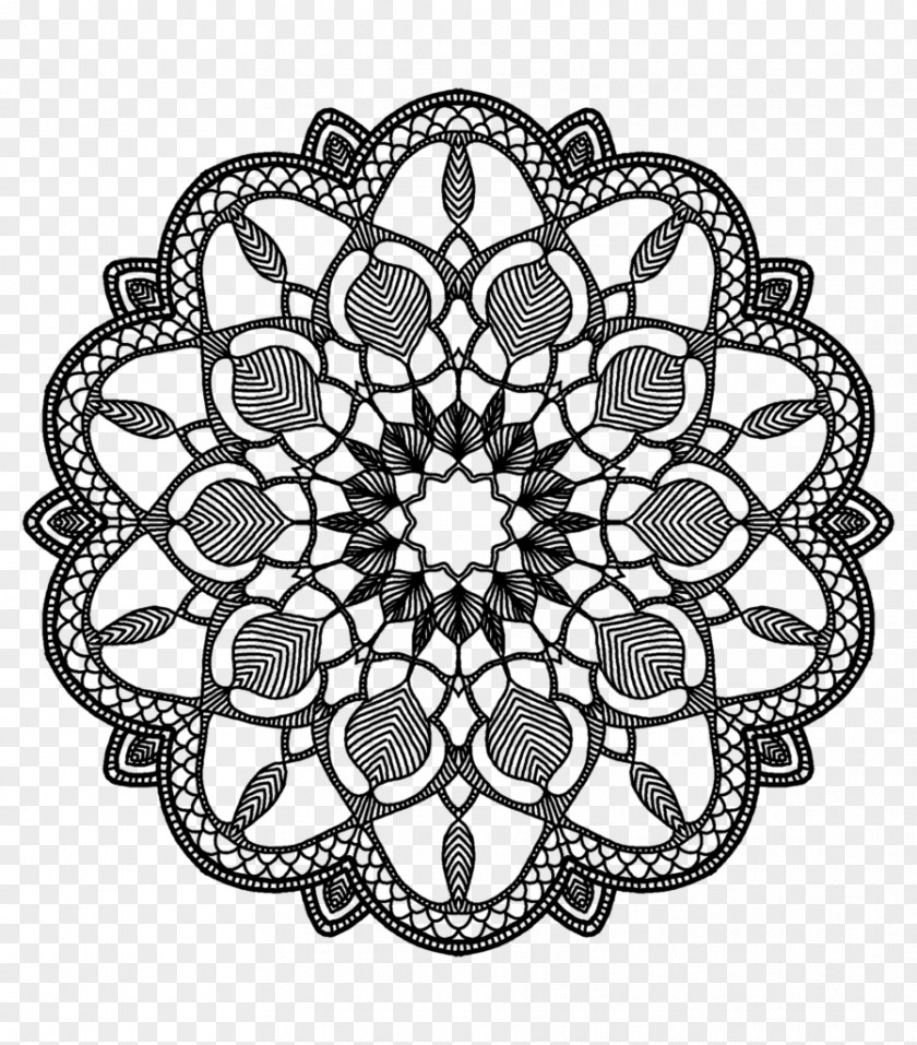 Mandala Lotus Drawing Software Design Pattern Art PNG