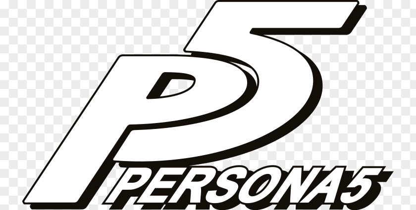 Persona 5 Font Logo Brand Clip Art Poster PNG