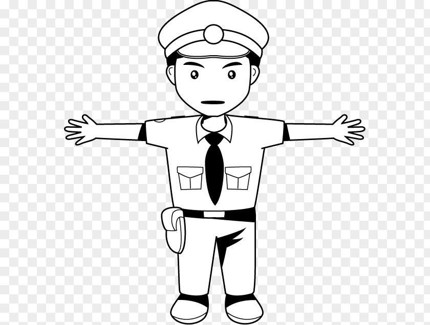 Police Clip Art Black And White Officer Uniforms Of The United States PNG