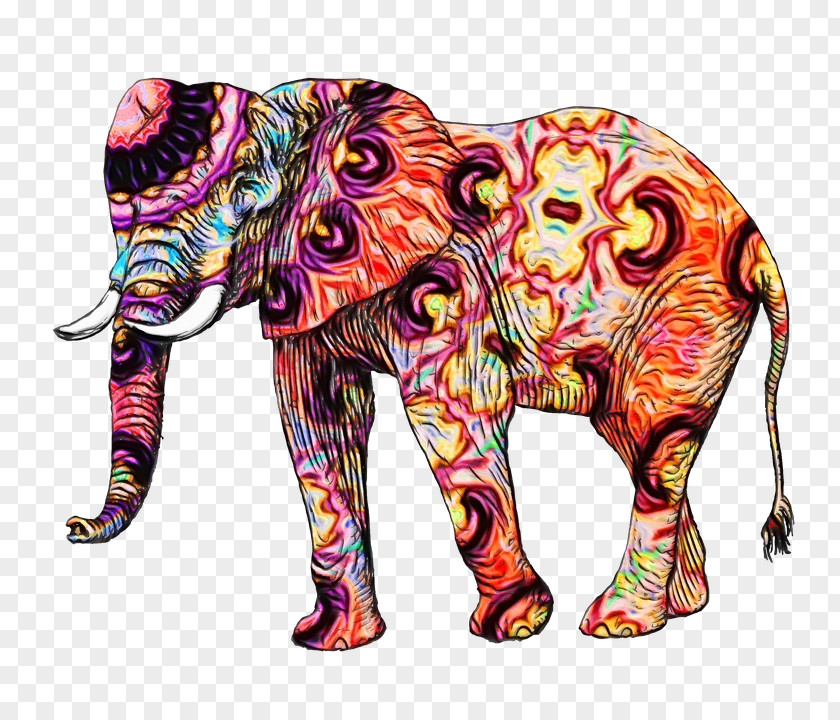 Visual Arts Wildlife Indian Elephant PNG
