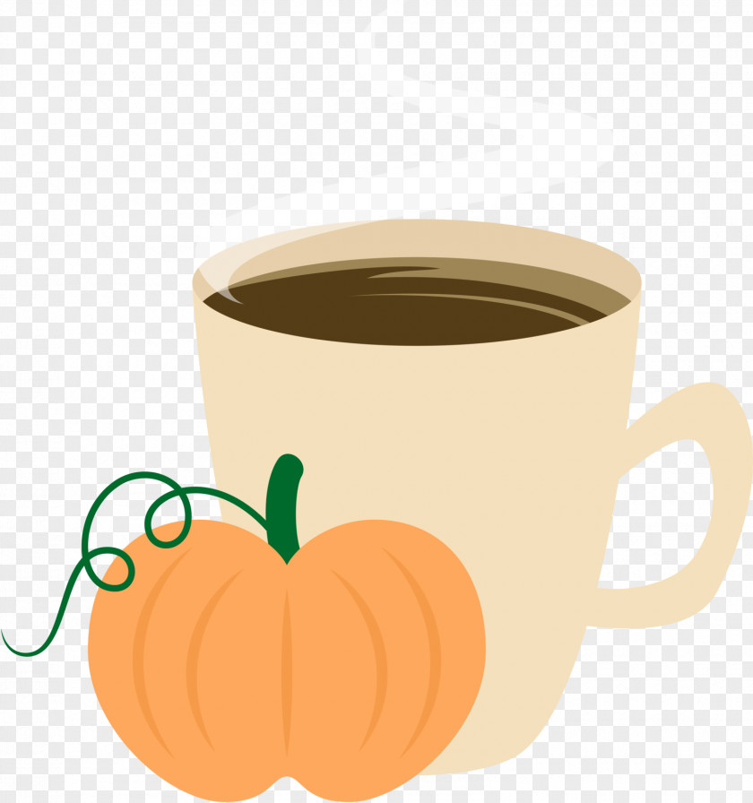 Coffee Cup Pumpkin Pie Spice Latte Clip Art PNG