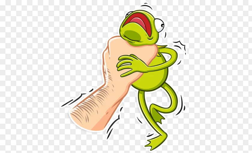 Frog Kermit The Telegram Tree Sticker PNG