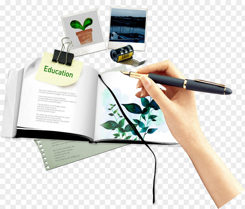 Pen, Paper And Writing Training Template Download Computer File PNG