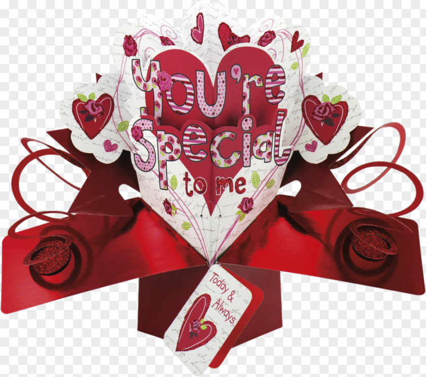 Valentine's Day Greeting Cards Tags & Note Pop-up Book Heart Paper PNG