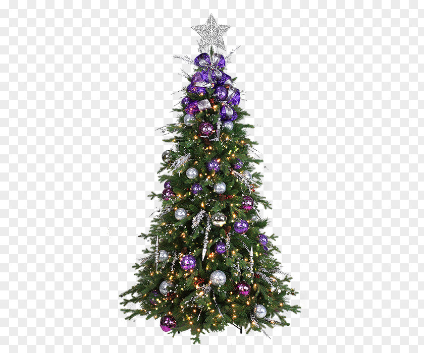 Christmas Tree Artificial Ornament Pre-lit Decoration PNG