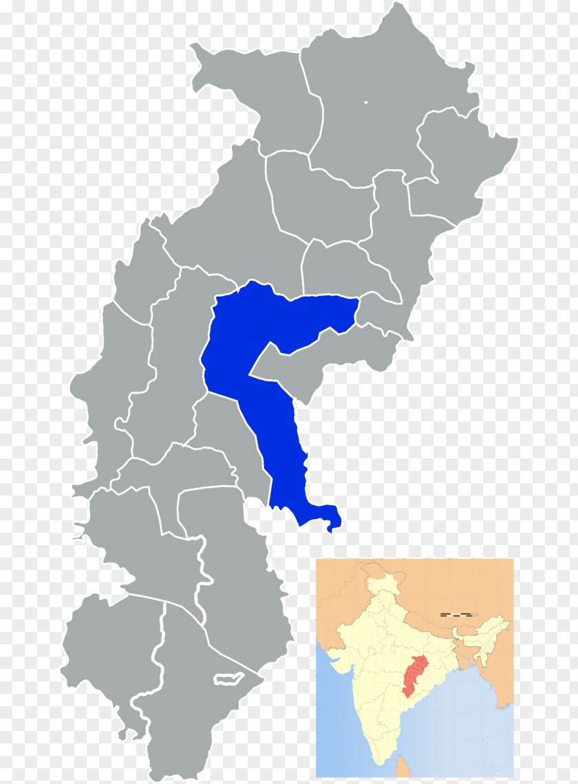 Map Chhattisgarh States And Territories Of India Clip Art PNG