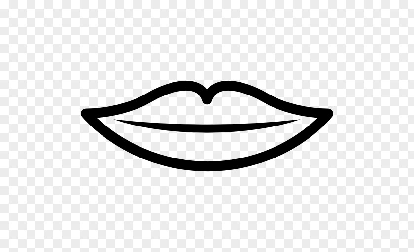Thin Vector Lip Mouth Smile Clip Art PNG