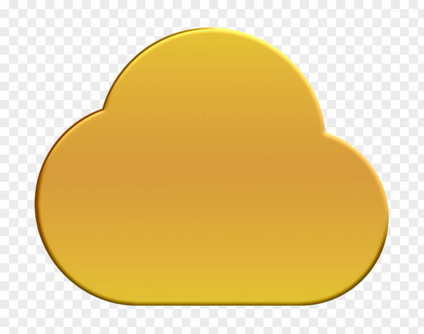 Yellow Server Icon Cloud Computing Data PNG