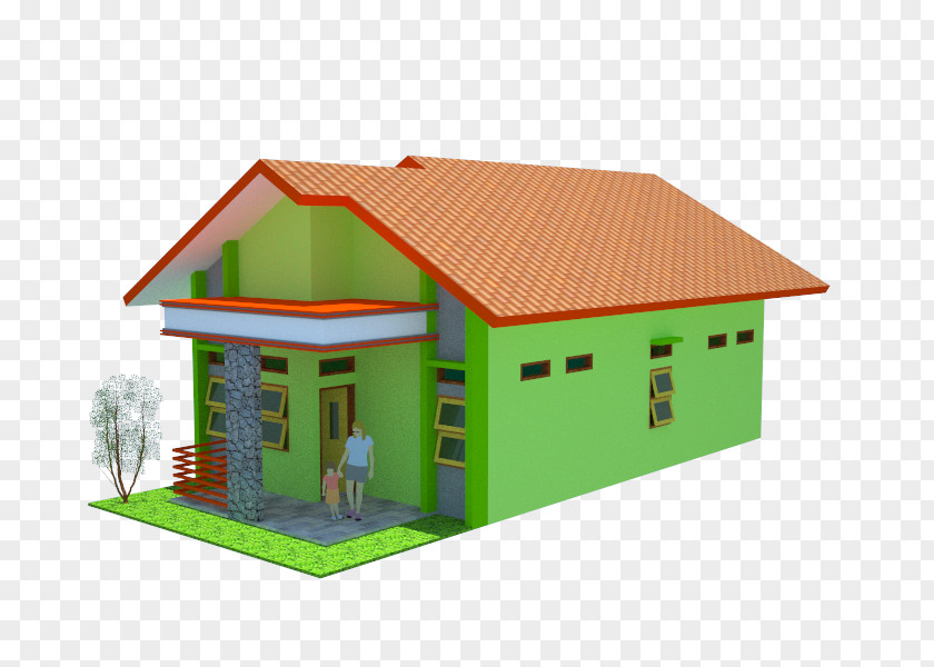 House Minimalism Sketch PNG