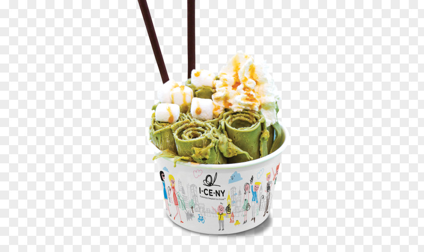 Ice Cream Stir-fried Green Tea I CE NY Matcha PNG